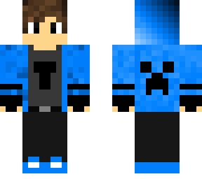 blue hoodie boy