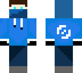 captainaqua minecraft skin (hd version)