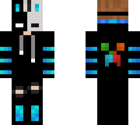 cyber fox boy blue