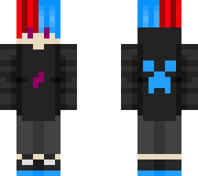 dublue neon blue redish boy