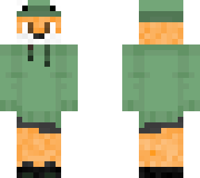 fox in frog hat