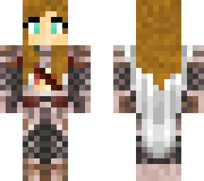 girl knight with white cape