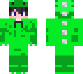 green dino guy