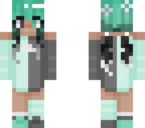 mint + black