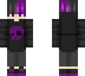neon skull boy