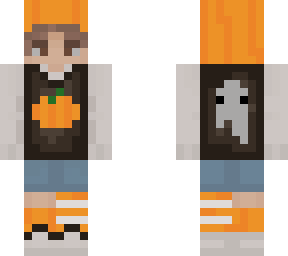 pumpkin and halloween skin (fixed)
