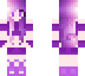 purple fitness girl