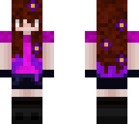 purple hair girl