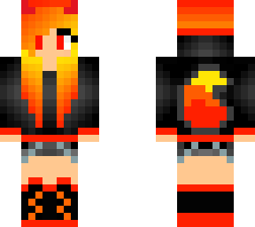 pyro demon girl