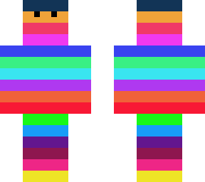 rainbow skin