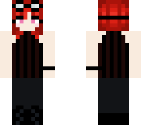 red hair with goggles