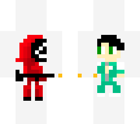 squid game pixel art thingy