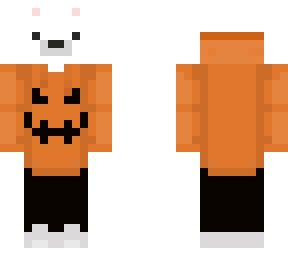 white halloween polar bear