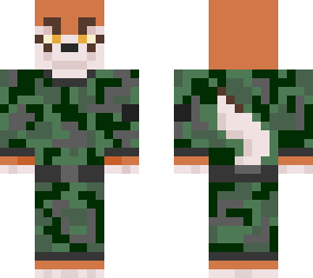 Army Fox | Minecraft Skin