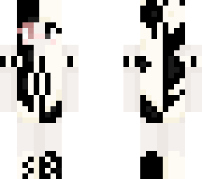 black and white