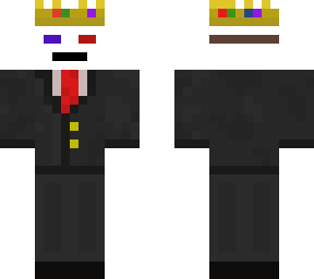 crown suit template with mask