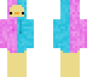 duck in a hoodie