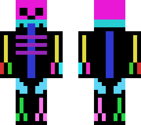 esqueleto neon