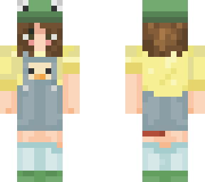 froggy duck overalls cute bi feminine