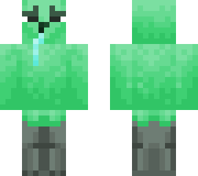 green bird
