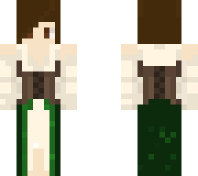 my skin in a barmaid outfit
