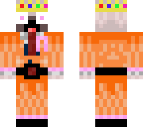 pumpkin orange pug in a suit