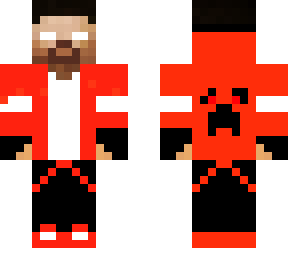 Raging Herobrine | Minecraft Skin