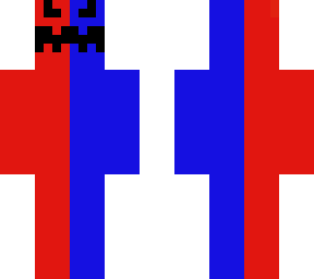 red and blue