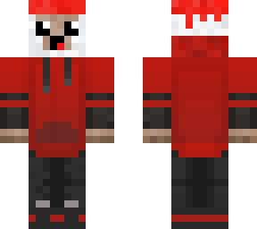 sheep with hoodie and bandana (red)