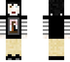 short haired e-girl skin