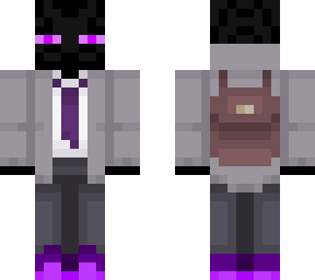 super cool ender man student