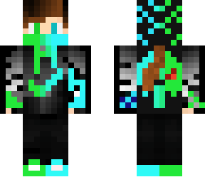 aqua&green gamergirl