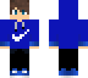 blue nike boy