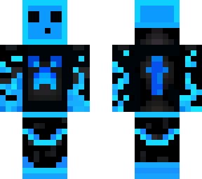 blue slim with black hoddie