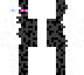 enderman black and white - chimera base