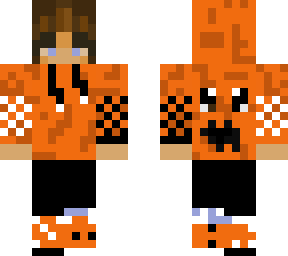 girl with pumpkin hoodie