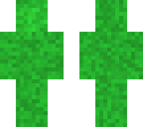 green and no face guy