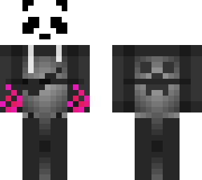 pro gamer panda (rainbow glow effect)
