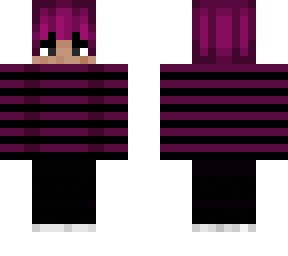 purple striped boy