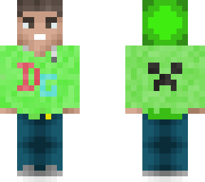 ujjwal's skin but in colour green and written 'd g' on it
