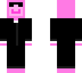 way better made pink guy in a suit