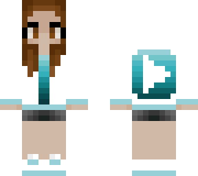 youtuber girl - blue
