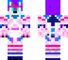 a 'folf' in a pink maid dress