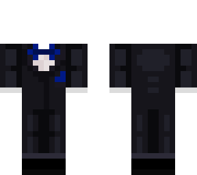 a suit with blue bow just the base