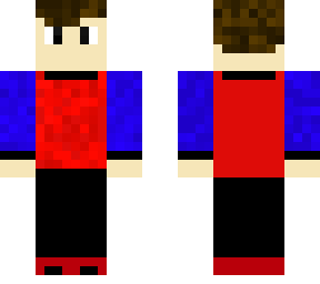aaravbijuk in blue and red t shirt
