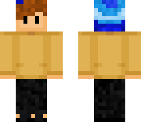 basic skin with beanie and wilbur sweater