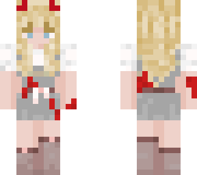blonde devil girl