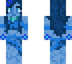 blue girl