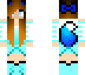 blue girl