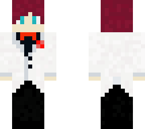 boy in a white n black suit